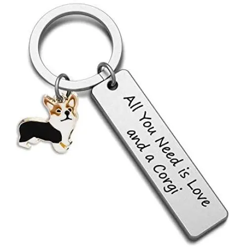 G-Ahora Corgi Lover Keychain All You Need is Love and a Corgi Funny Corgi Jewelry Gift for Dog Lover(Corgi KR) G-Ahora Corgi Lover Keychain All You Need is Love and a Corgi Funny Corgi Jewelry Gift for Dog Lover(Corgi KR)