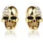 Stainless Steel Skull Studs Earrings Crystal Eye Skeleton Head Bone Stud Earrings for Men Women Stainless Steel Skull Studs Earrings Crystal Eye Skeleton Head Bone Stud Earrings for Men Women