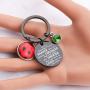 BAUNA Ladybug Keychain BFF Friendship Gift Always Remember You’re Braver Than You Believed Key Ring Cosplay Charm Jewelry