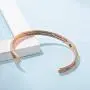 Stainless Steel Cuff Bracelet Message Engraved Crown for Daughter Bangle Gift Jewelry Stainless Steel Cuff Bracelet Message Engraved Crown for Daughter Bangle Gift Jewelry