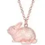 WEVENI Alloy Antique Gold Silver Plated Easter Bunny Rabbit Necklace Pet Pendant Jewelry for Women Girls Gift WEVENI Alloy Antique Gold Silver Plated Easter Bunny Rabbit Necklace Pet Pendant Jewelry for Women Girls Gift