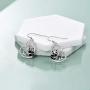 POPLYKE Sterling Silver Cute Animal Dangle Hypoallergenic Earrings for Women Girls
