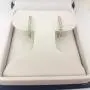 Dazzlingrock Collection 0.15 Carat (ctw) Round White Diamonds Ladies J Shaped Hoop Earrings, Available in 10K/14K/18K Gold & 925 Sterling Silver Dazzlingrock Collection 0.15 Carat (ctw) Round White Diamonds Ladies J Shaped Hoop Earrings, Available in 10K/14K/18K Gold & 925 Sterling Silver