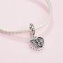 Pandora Jewelry 18 Years of Love Cubic Zirconia Charm in Sterling Silver