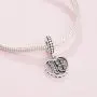 Pandora Jewelry 18 Years of Love Cubic Zirconia Charm in Sterling Silver Pandora Jewelry 18 Years of Love Cubic Zirconia Charm in Sterling Silver