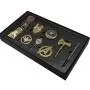 Avengers Infinite War Defeat Superhero Boxed Badge Iron Man Necklace Pendant Iron Man Singular Dr. Ago Moto Eye Amulet Jewelry (NO.5)