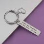 BEKECH Daughter Gift Daughter Keychain Every Day Remember Just How Much I Love You Daughter Jewelry Gift from Mom & Dad