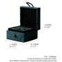 Woodten Jewelry Case Bracelet Box Necklace Box Ring Box Boxes for Proposal Engagement Wedding Gift H034 (Bracelet Box)