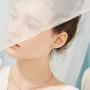 925 Sterling Silver Round Loops Earrings for Women, Hypoallergenic Twisted Hoops Earrings for Sensitive Ears, Mother Day Jewelry Gift for Women Girlfriend Daughter with Gift Box