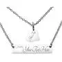 Fanery Sue Personalized Custom Engraved Name 316L Stainless Steel Horizontal Bar Necklace Fanery Sue Personalized Custom Engraved Name 316L Stainless Steel Horizontal Bar Necklace
