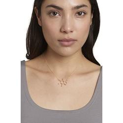 Silver Phantom Jewelry Caffeine Molecule Necklace in 925 Sterling Silver