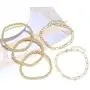 Beaded Bracelets for Women Stack Stretch Gold Silver Small Ball Beads Bracelets Dainty Paperclip Figaro Link Chain Bracelet Ankle for His and Her Beaded Bracelets for Women Stack Stretch Gold Silver Small Ball Beads Bracelets Dainty Paperclip Figaro Link Chain Bracelet Ankle for His and Her