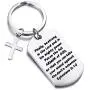 FUSTMW Christian Keychain Bible Verse Gifts Armor of God Cross Charm Ephesians 6:10 Religious Jewelry Confirmation Gifts FUSTMW Christian Keychain Bible Verse Gifts Armor of God Cross Charm Ephesians 6:10 Religious Jewelry Confirmation Gifts