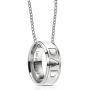 Silove Love You Dad Mom Stainless Steel Necklace for Men Women Dad Birthday Gifts Jewelry