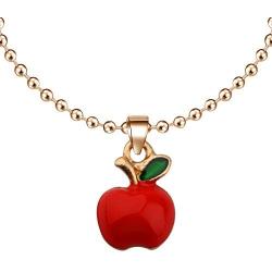 CENWA Tiny Red Apple Necklace Teacher Appreciation Gift Teacher Jewelry Teacher Gift Teachers Day Gift Teacher Retirement Gift