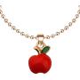 CENWA Tiny Red Apple Necklace Teacher Appreciation Gift Teacher Jewelry Teacher Gift Teachers Day Gift Teacher Retirement Gift