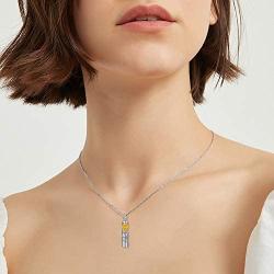 JUSTKIDSTOY Sunflower Urn Necklace for Ashes S925 Sterling Silver Cremation Jewelry Keepsake Memory for Women
