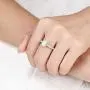 DovEggs Sterling Silver Round/Oval/Cushion Cut Vintage Moissanite Engagement Ring Solitare with Accents for Women