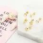 LOYALLOOK 3 Pairs 925 Sterling Silver Stud Earrings Tiny Moon Star Heart Plain Silver Stud Earrings Set for Women