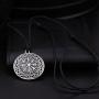 VASSAGO Vintage Norse Viking Vegvisir Compass Celtic Knot Pendant Talisman Necklace for Men Women