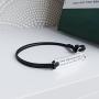 Luvalti Inspirational Leather Bracelet 10’’ - “She Believed she Could so she did” - Personalized Jewelry