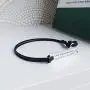 Luvalti Inspirational Leather Bracelet 10’’ - “She Believed she Could so she did” - Personalized Jewelry