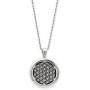 Unisex Essential Oil Diffuser Necklace – Aromatherapy Jewelry - Hypoallergenic 316L Surgical Grade Stainless Steel, 24” Rope Chain + 9 Washable Insert Pads