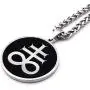 Gungneer Satanic Leviathan Necklace Stainless Steel Keel Chain Strength Amulet Religious Jewelry for Men Women