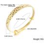 OPK Bangle Bracelets for Women Fashion Classical 18k Gold Plating Copper Jewelry Gifts for Ladies OPK Women bangles Bangle Bracelets for Women bracelet for womenFashion bracelet for women Classical 18k Gold Plating Copper cuff bangle bracelets for women c