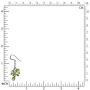 Silvershake 5.52ct. Natural Peridot 925 Sterling Silver Leaf Dangle Hook Earrings