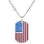 ASTOFLI American Flag Dog Tag Pendant Necklace Hip Pop Style Army Necklace High Polished Finish Enamel Necklace Jewelry For Man Street Wear Gift For Father’s Day Military Day Freedom And Equality ASTOFLI American Flag Dog Tag Pendant Necklace Hip Pop Style Army Necklace High Polished Finish Enamel Necklace Jewelry For Man Street Wear Gift For Father’s Day Military Day Freedom And Equality