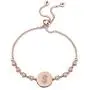 WUSUANED Rose Gold Initial Bracelet Letter Bracelet Adjustable Chain Bracelet Personalized Jewelry For Women Girls
