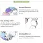 Lorrifal 925 Sterling Silver Fashion Classic Three-Colors Flower with CZ Ring Best Jewelry Gifts for Women Girls Size 6 to 8 Lorrifal 925 Sterling Silver Fashion Classic Three-Colors Flower with CZ Ring Best Jewelry Gifts for Women Girls Size 6 to 8