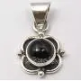 SilverStarJewel 925 Sterling Silver Black Onyx Pendant 0.9'' New Wedding Jewelry SilverStarJewel 925 Sterling Silver Black Onyx Pendant 0.9'' New Wedding Jewelry