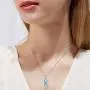 YFN Irish Celtic Knot Created Opal Pendant Necklace Infinity Love Sterling Silver CZ Jewelry 18'' YFN Irish Celtic Knot Created Opal Pendant Necklace Infinity Love Sterling Silver CZ Jewelry 18''