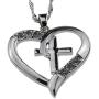 Embolden Jewelry Silver Christian Cross & Heart Pendant [I Love Jesus] CZ Necklace - Amazing Mothers Day, Easter for Girls Teens & Women