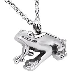 KY Urn Necklaces for Ashes for Women Memorial Charms Pendant Stainless Steel Keepsake Cremation Jewelry