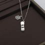 CENWA Snowboarder Gift 3D Snowboard and Snowflake Pendant Snowboarding Necklace Snowboarder Team Gift