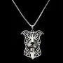 Pit Bull Dog Sterling Silver Necklace Dangle Earrings Set by Ginger Lyne Ears Down Puppy Dog Pet Pendant Box Chain Doggie Animal Paw Print Heart Jewelry for Pit Mom Women Girls Teens Pit Bull Dog Sterling Silver Necklace Dangle Earrings Set by Ginger Lyne Ears Down Puppy Dog Pet Pendant Box Chain Doggie Animal Paw Print Heart Jewelry for Pit Mom Women Girls Teens