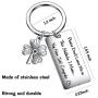 De&ai Congrats New Job Gift Coworker Retirement Jewelry, Goodbye Farewell Gift Going Away Keyring for Work Friends