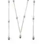 FXmimior Bridal Jewelry Backdrop Necklace Rhinestone Jewelry for Wedding