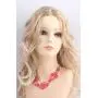 Firstmeet Shiny Resin Drill Collar Necklace with Earrings Firstmeet Shiny Resin Drill Collar Necklace with Earrings