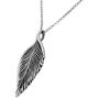 Paz Creations .925 Sterling Silver Leaf Necklace, Made in Israel