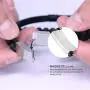 QLEESI Unisex Mens Leather Bracelet Stainless Steel with Lava Rock Bead, Infinity Angel Wing Cuff Bangles 6.9-8Inches Adjustable Magnetic Clasp Valentines Day Birthday Anniversary Gifts for Him Father Brother QLEESI Unisex Mens Leather Bracelet Stainless Steel with Lava Rock Bead, Infinity Angel Wing Cuff Bangles 6.9-8Inches Adjustable Magnetic Clasp Valentines Day Birthday Anniversary Gifts for Him Father Brother