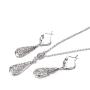 Yoursfs 18KGP Necklace Dangle Earrings Vintage Jewelry Set