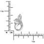 Sterling Silver Engraved Mother Child Whale Tail Pendant Necklace, 16+2'' Extender