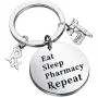 ENSIANTH Funny Pharmacy Tech Gift Pharmacist Gift Eat Sleep Pharmacy Repeat Pharmacy Tech Gift ENSIANTH Funny Pharmacy Tech Gift Pharmacist Gift Eat Sleep Pharmacy Repeat Pharmacy Tech Gift