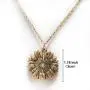 AddFavor Butterfly Pendant Necklace Flower Locket Gold Silver Jewellery Gifts Neaklace for Women Girls