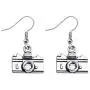 Photographer Gift Camera Infinity Love Charm Y Necklace Travel Jewelry Photography Gifts (Camera earring) Photographer Gift Camera Infinity Love Charm Y Necklace Travel Jewelry Photography Gifts (Camera earring)