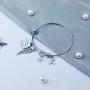 Memorial Initial Bracelet Sympathy Gifts A Piece of My Heart is in Heaven Memory Jewelry with Initial Loss Condolences Gifts